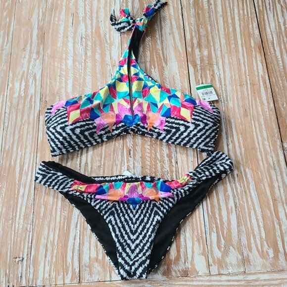 Nwt Bar III Bikini swimsuit L - Picture 1 of 3